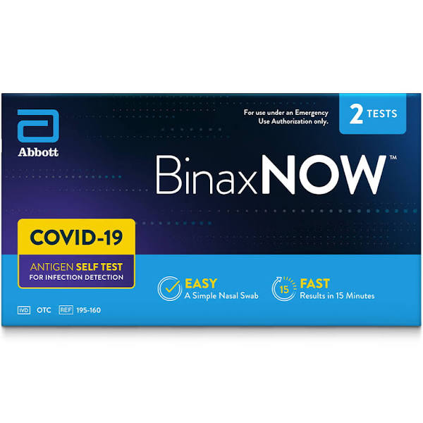 Binax NOW Covid-19 Antigen Self Test