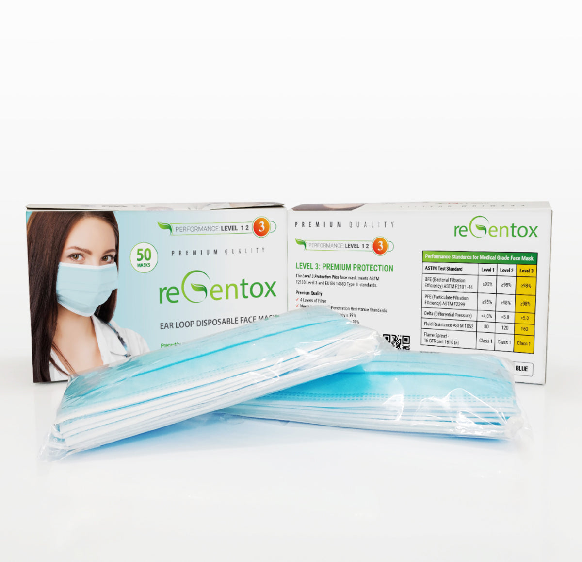 Regentox Earloop Disposable Face Mask