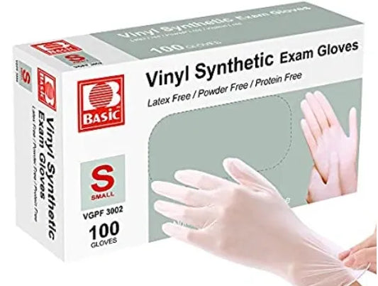 BASIC Vinyl Synthetic Exam Gloves